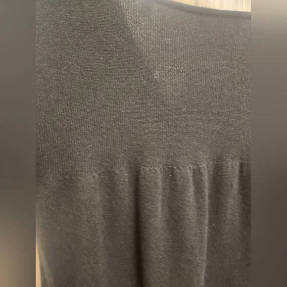 VINCE Brown Cashmere Tunic Sweater Dress V-Neck Sz M - Picture 4 of 6